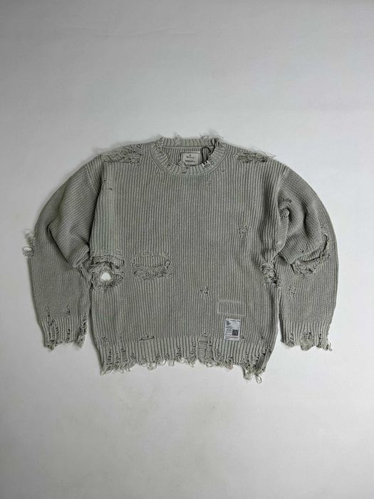 MAISON MIHARA YASUHIRO Distressed свитер свитшот Sweater светр кофта S