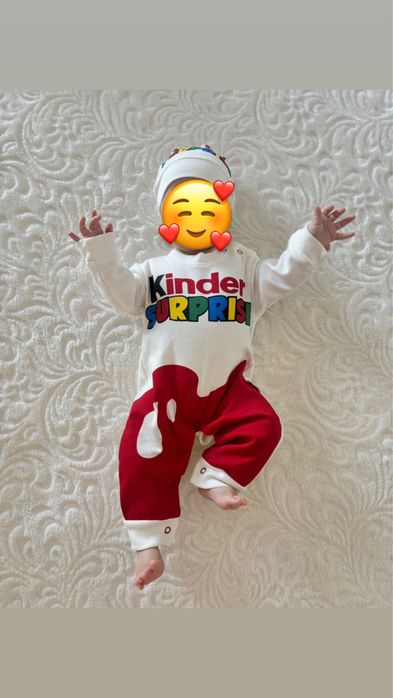 чоловічок та шапочка Kinder 3-6міс