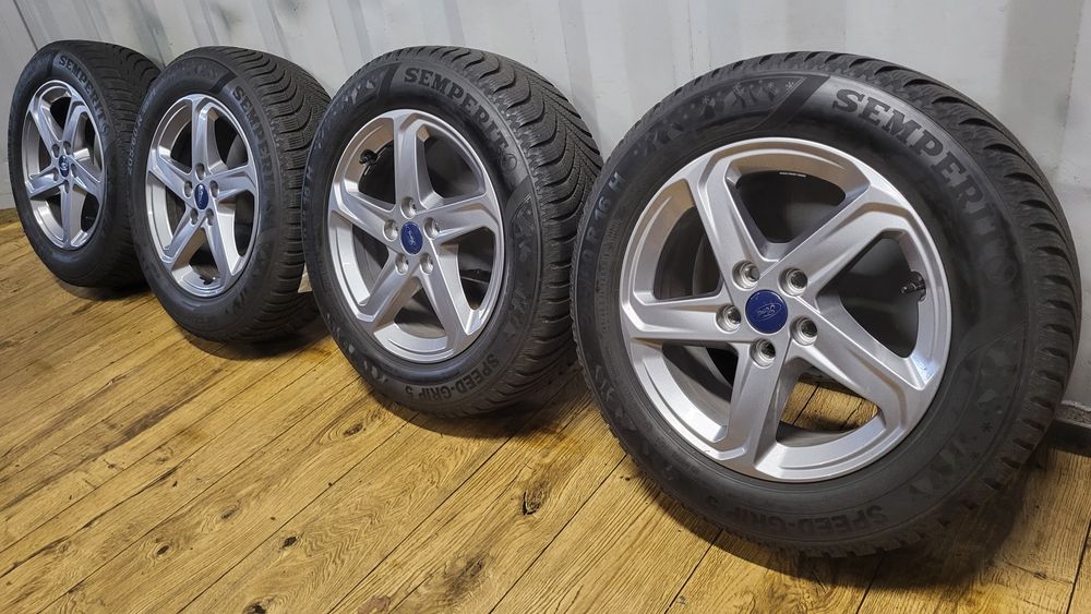 Felgi Koła Ford 16" 5x108 z oponami 205/60 R16 Focus MK4 IV S-Max Mondeo
