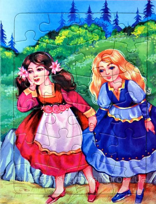 Біляночка та Зоряночка. Книжка-пазли