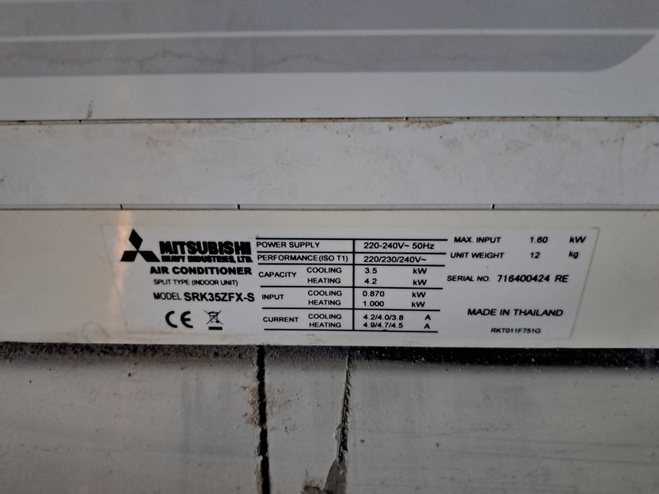 Klimatyzator split używany