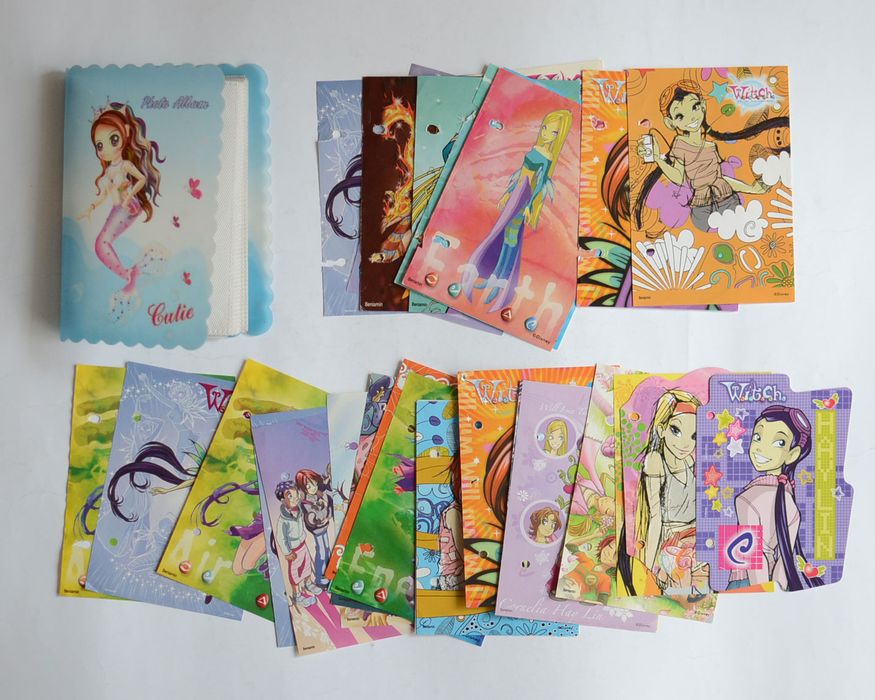 Karteczki W.i.t.c.h. Witch Czarodziejki + album zestaw