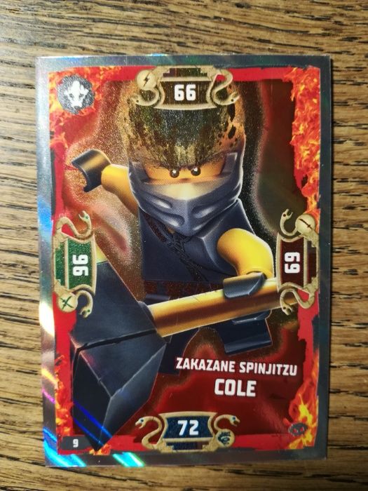 Karta LEGO Ninjago Zakazane Spinjitzu Cole