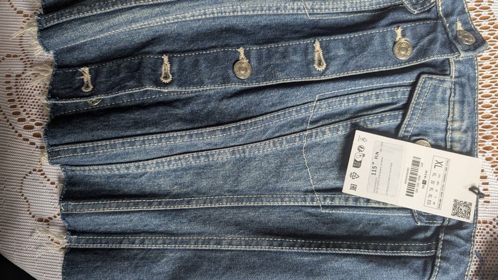 Gorset jeansowy Zara