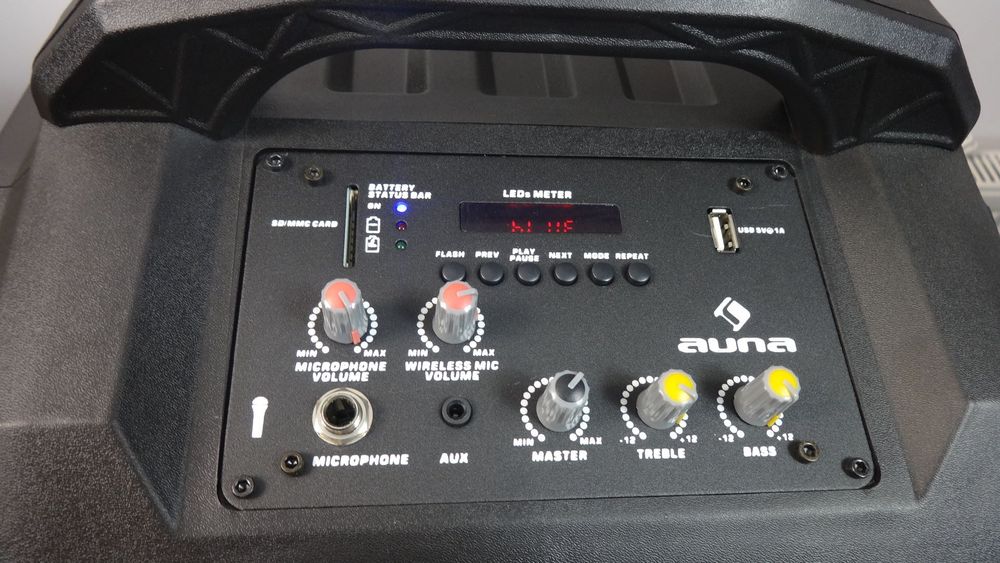 Głośnik karaoke LED