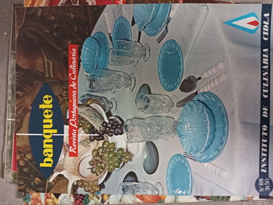 Livros antigos banquete