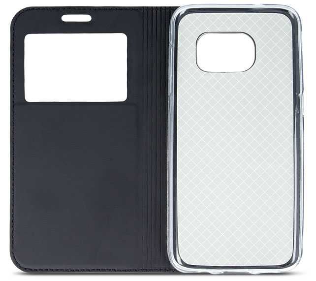 Etui z okienkiem Huawei Y6 2018 kolor czarny