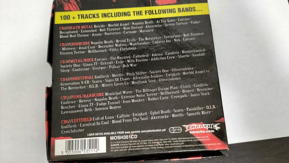 Box CD. 6 discos. Heavy metal. Rock