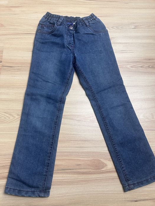 Spodnie dzinsy jeansy Lupilu ocieplane 116