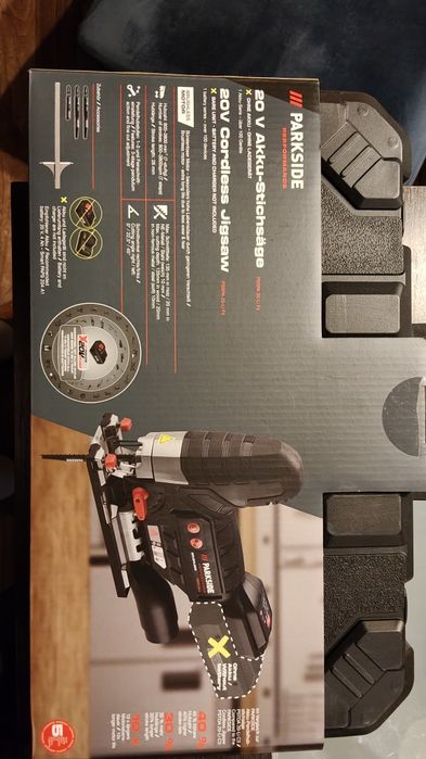 Akumulatorowa wyrzynarka Parkside performance PSSPA 20-Li  F4