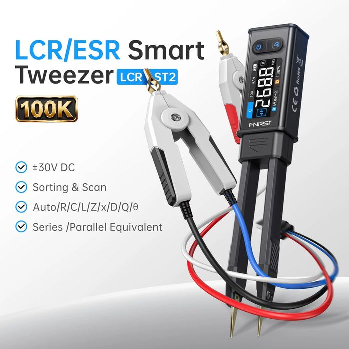 Pinça Digital Automática Fnirsi LCR-ST 2em 1