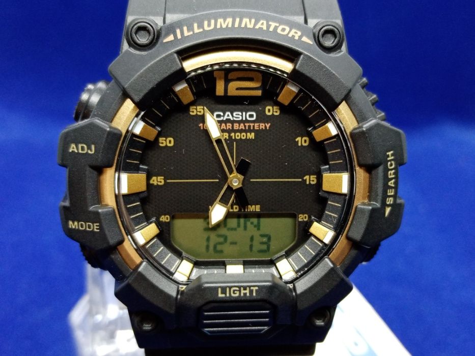 Casio HDC-700-9AVEF Gold Ana/Digi - Novo e Original