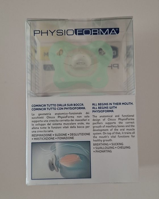 Chupeta PhysioForma Dual Soft 0-2M Chicco