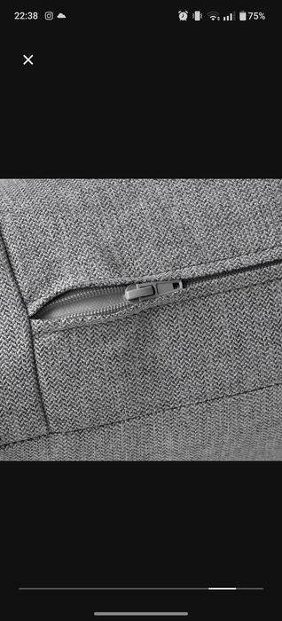 Sofá 2 lugares cinzento