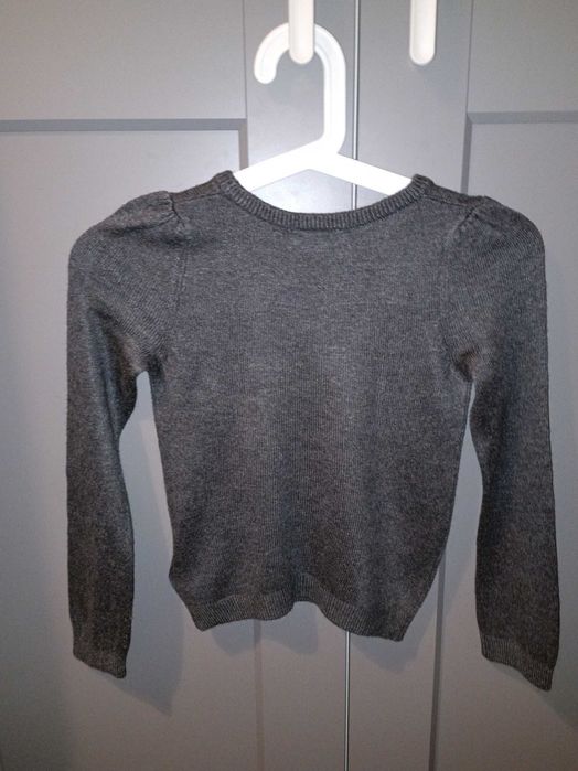 Sweterek z kokardkami dla dziewczynki H&M - r. 110/116 cm, 4-6 lat