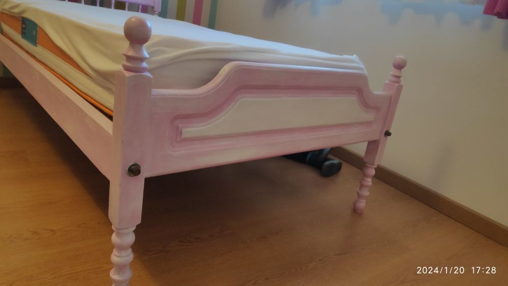 Cama de Princesa Rosa