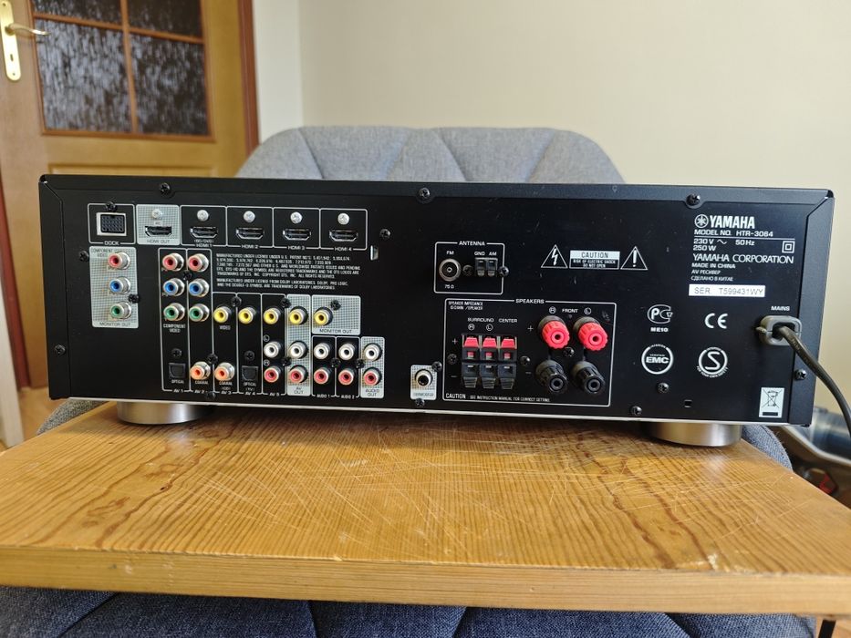 Yamaha HTR 3064 Amplituner 5.1 Okazja! HDMI, Pilot. Z Pierwszej ręki !