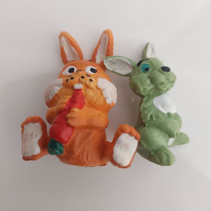 Figurki królika PRL