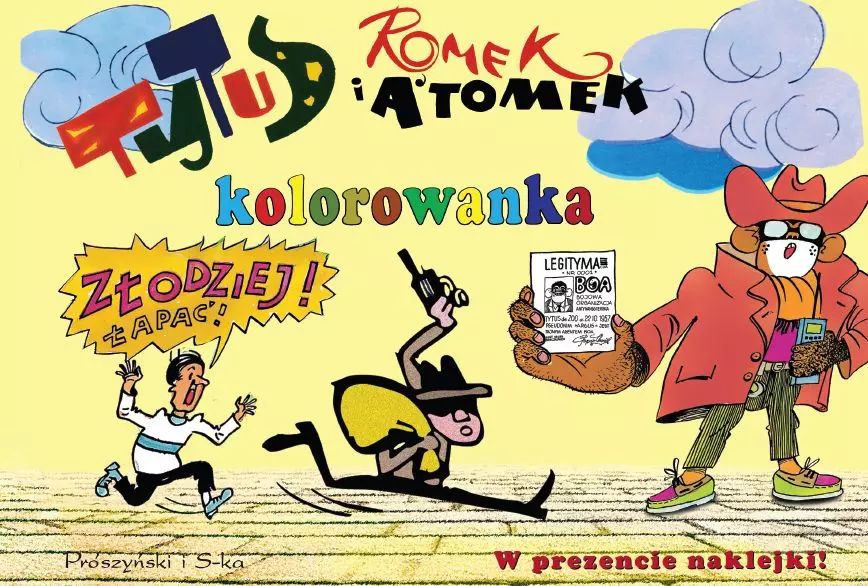 Tytus, Romek i A'Tomek. Kolorowanka 4. Prószyński