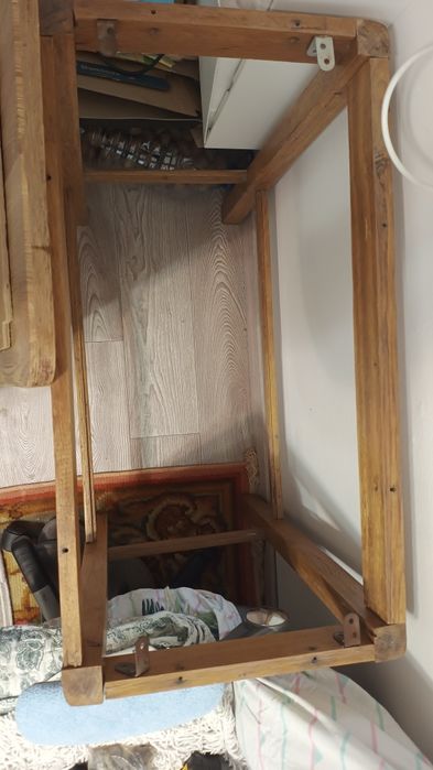 Стіл, столик дуб ссср 45*85*75 з поличкою, консоль