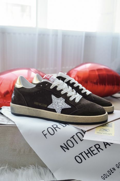 Кеди Golden Goose коричневі / Кросівки Golden Goose коричневі