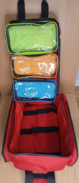 Plecak medyczny z saszetkami segregacyjnymi OSP, PSP, R1, KPP