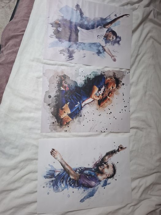 Plakat Belingham MBappe Neymary
