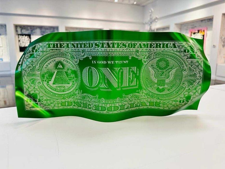 Obra de Arte de Karl Lagasse - One Dollar (Emerald)