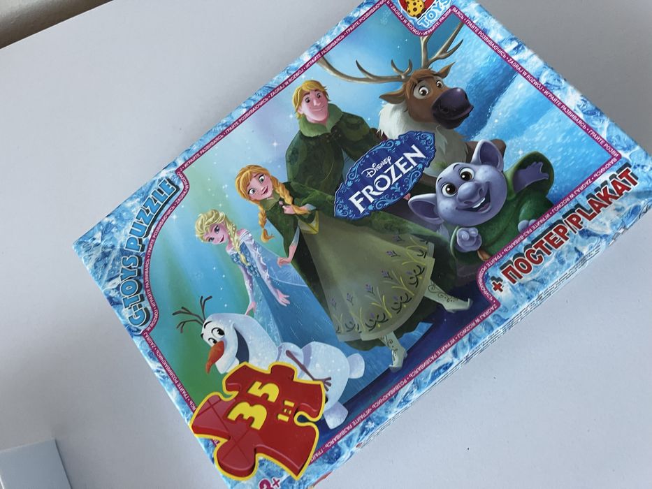 Пазли Disney Frozen Ельза Крижане серце з постером