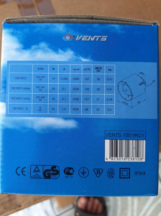 Ventilador Extrator Tubular