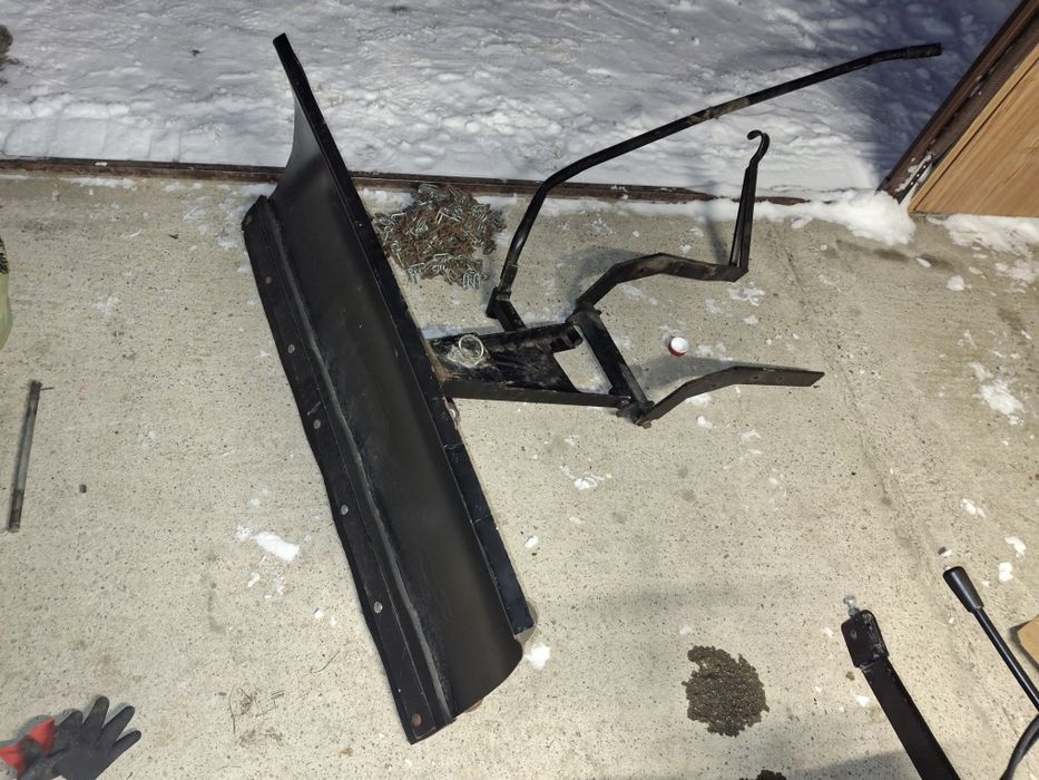 Traktorek kosiarka mcculloch z pługiem