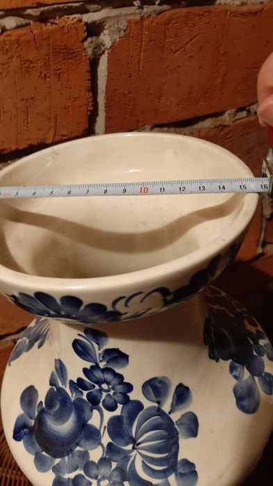 Duży Wazon podłogowy 50cm fajans