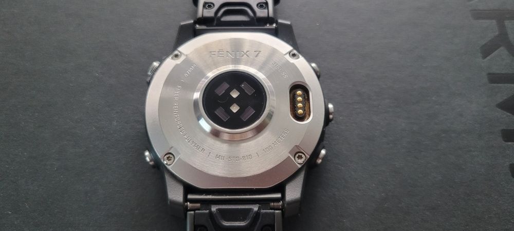 Zegarek sportowy Garmin Fenix 7 srebrny 47mm MIP 1,3"