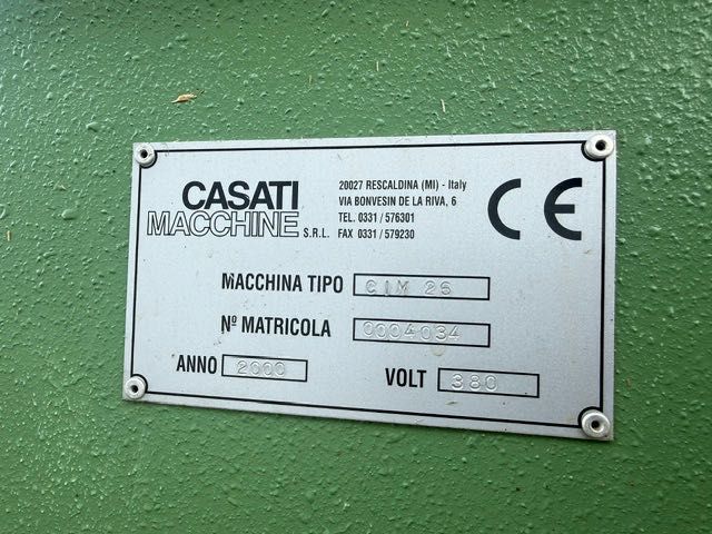 Gilotyna do forniru Casati Macchine CIM25