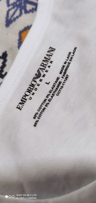 Komplet: koszulka polo Tommy Hilfiger/M/black+ t-shirt EA/L/white