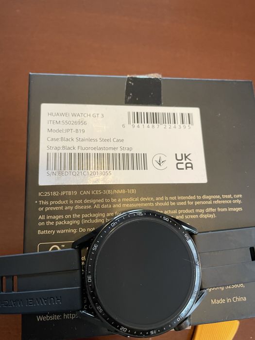 Smartwatch Huawei watch GT3.