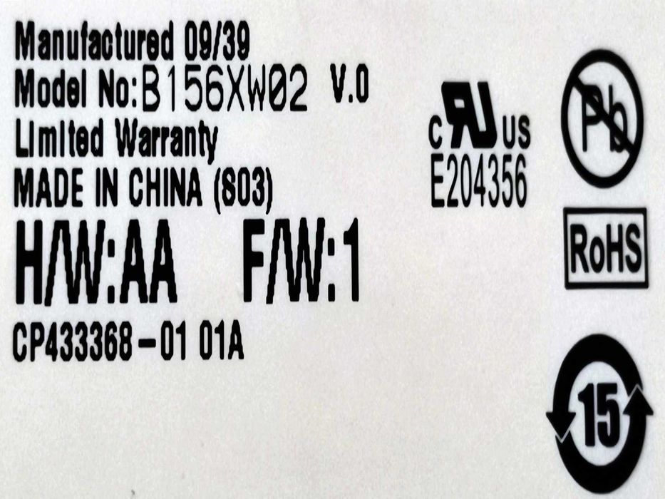 Matryca - B156xW02 V.0