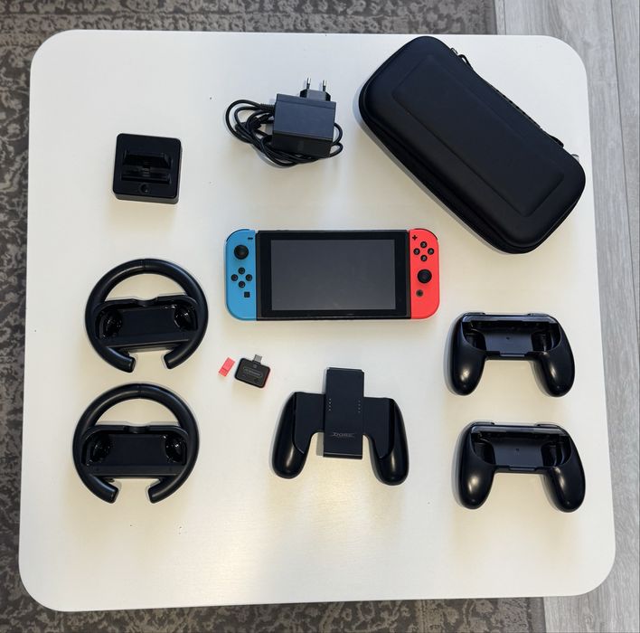 Nintendo Switch V1  + CFW Atmosphere 128GB + RCM Loader MEGA ZESTAW