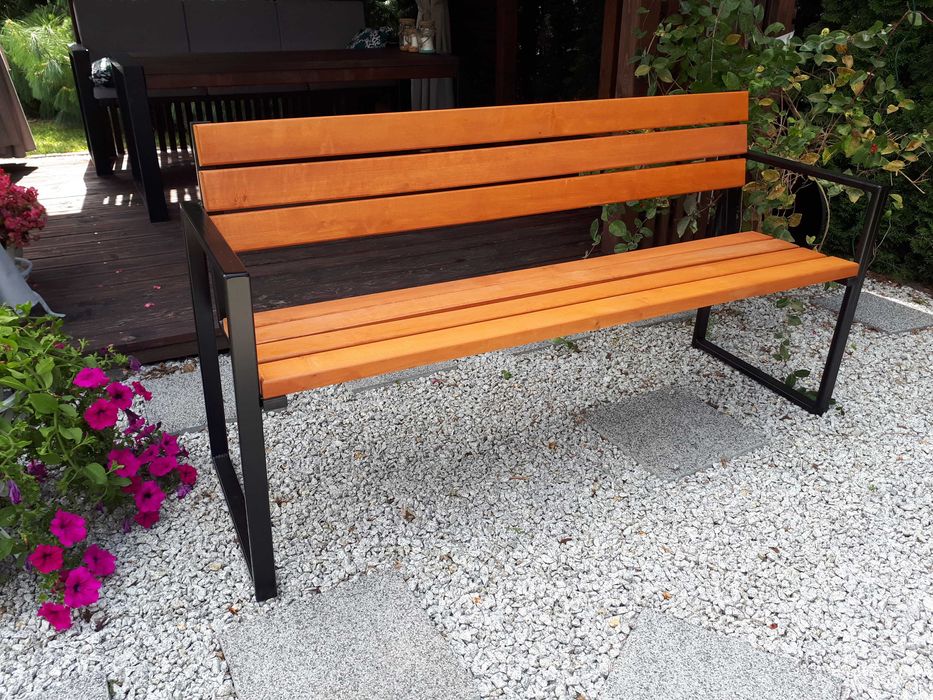Ławka ogrodowa nowoczesna Loft PRODUKT POLSKI