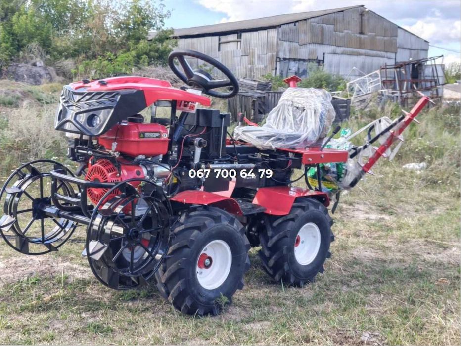 переломка мототрактор FORTE MT-192 GH PRO з гідравлікою на бензині Форте 18 к.с. карданна передача 4х4 + Безкоштовна доставка