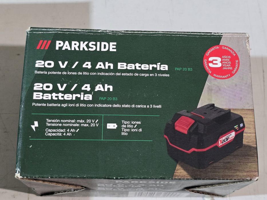 Pistola de selicone 20v parkside