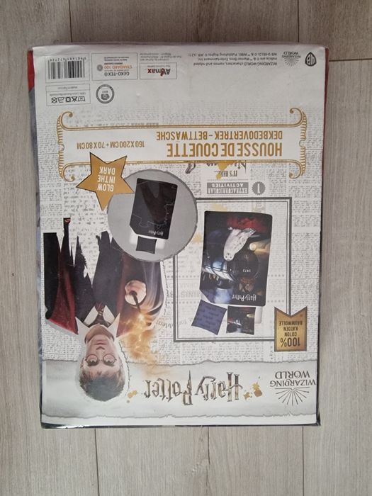 Pościel komplet Harry Potter 160×200 i poduszka 70×80 świeci w ciemnoś