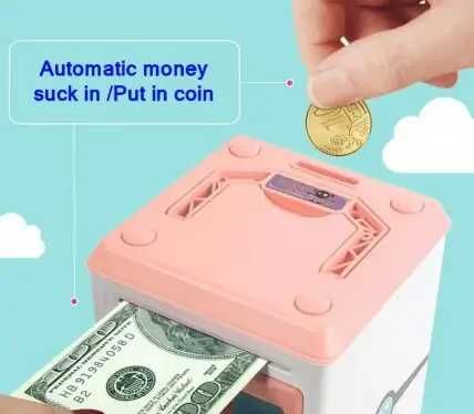 Детская  электронная копилка сейф с кодовым замком Robot Bodyguard