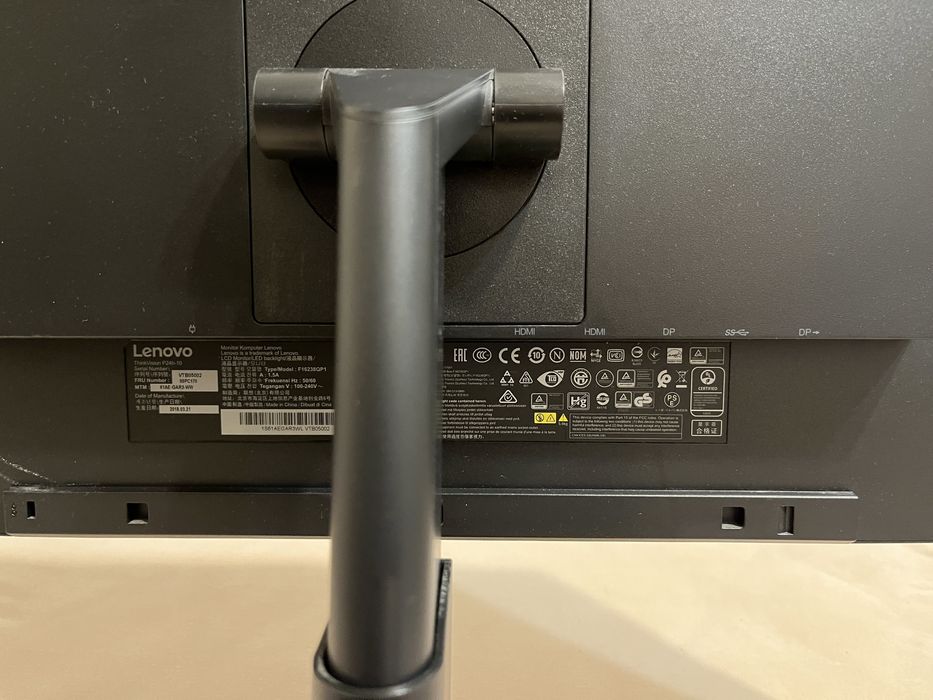 Monitor 24” Lenovo P24h ThinkVision USB-C 2560x1440