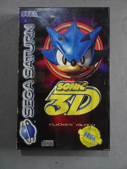 Jogo Sega Saturn - Sonic 3D (caixa vazia)