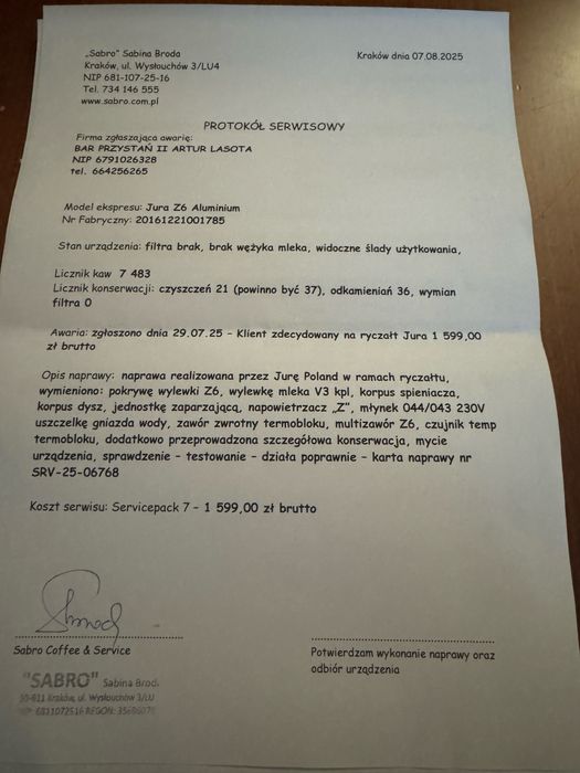 Sprzedam Expres Jura z6