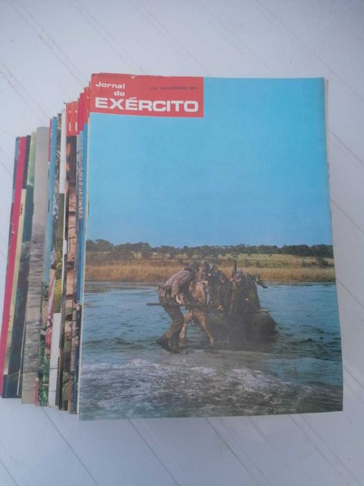 Jornal do Exército de 1964, 65, 66, 70, 71 e 74 – Ano de 1965 COMPLETO - 31 revistas militares Guerra Colonial. Inclui edição especial 25 de Abril