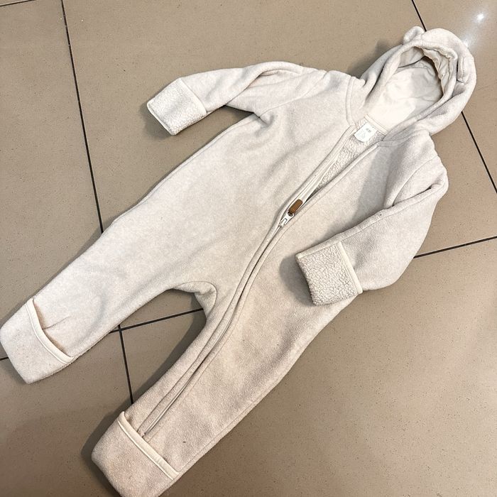 Дитячий флісовий комбінезон H&M на 6-9місяців 74 см