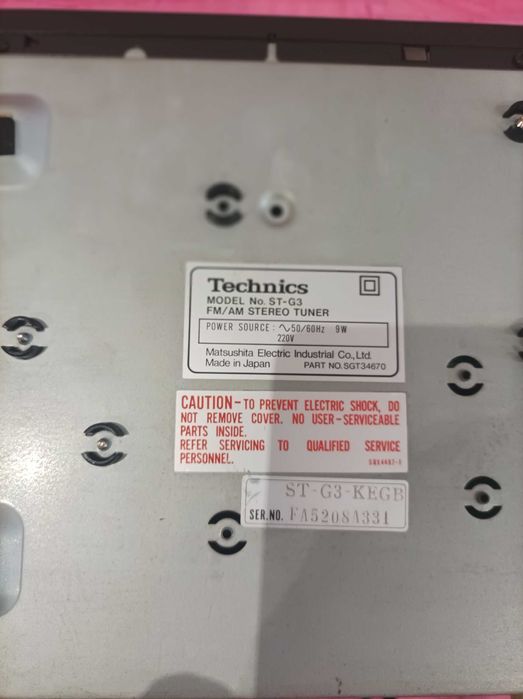 Technics Turner Sintonizador  AM-FM Estéreo - ST-G3