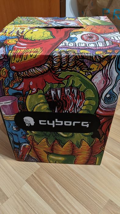 Shisha Cyborg – nowoczesna i stylowa fajka wodna (okazja jak nowa)